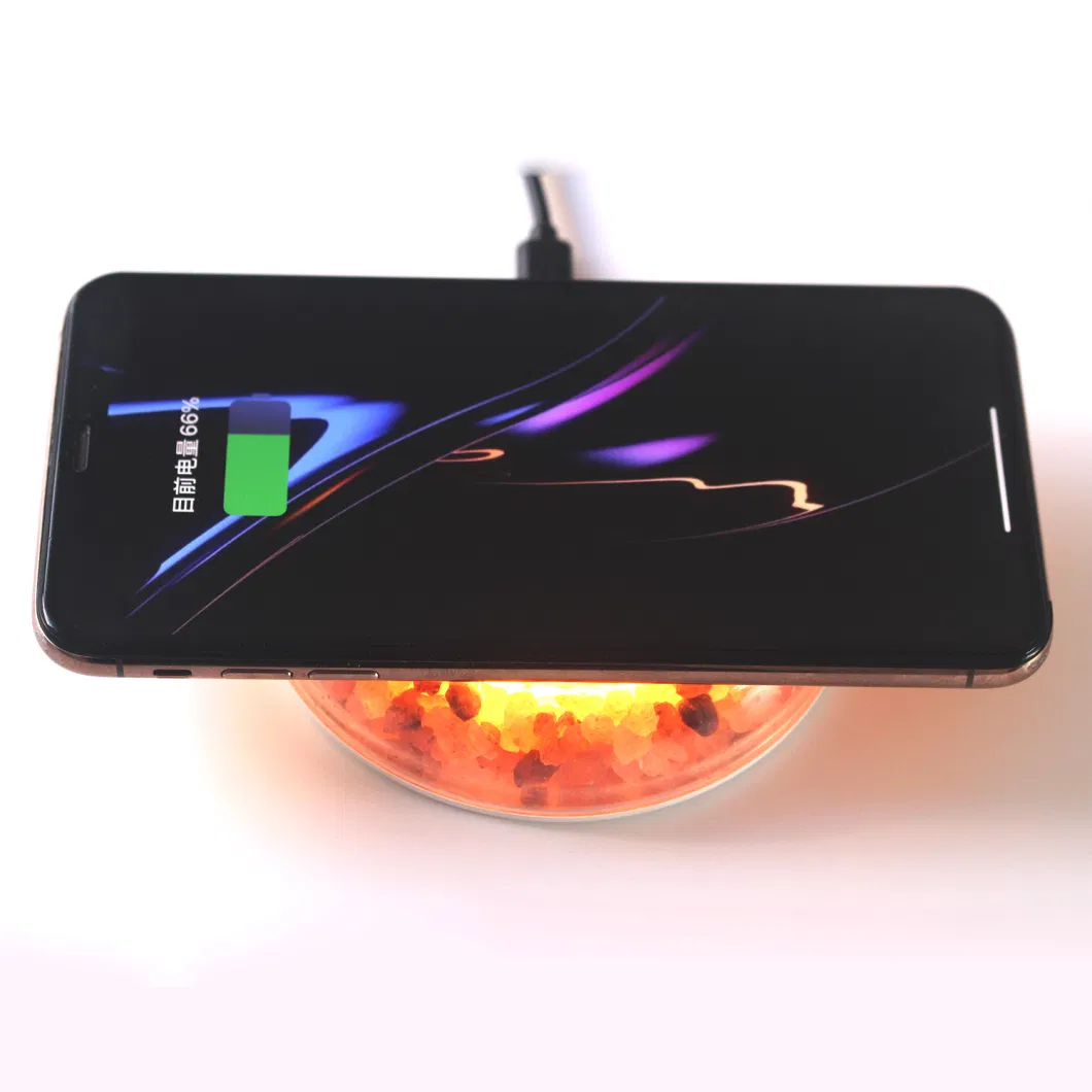 Restful Light Himalayan Salt Wireless Charging Pad