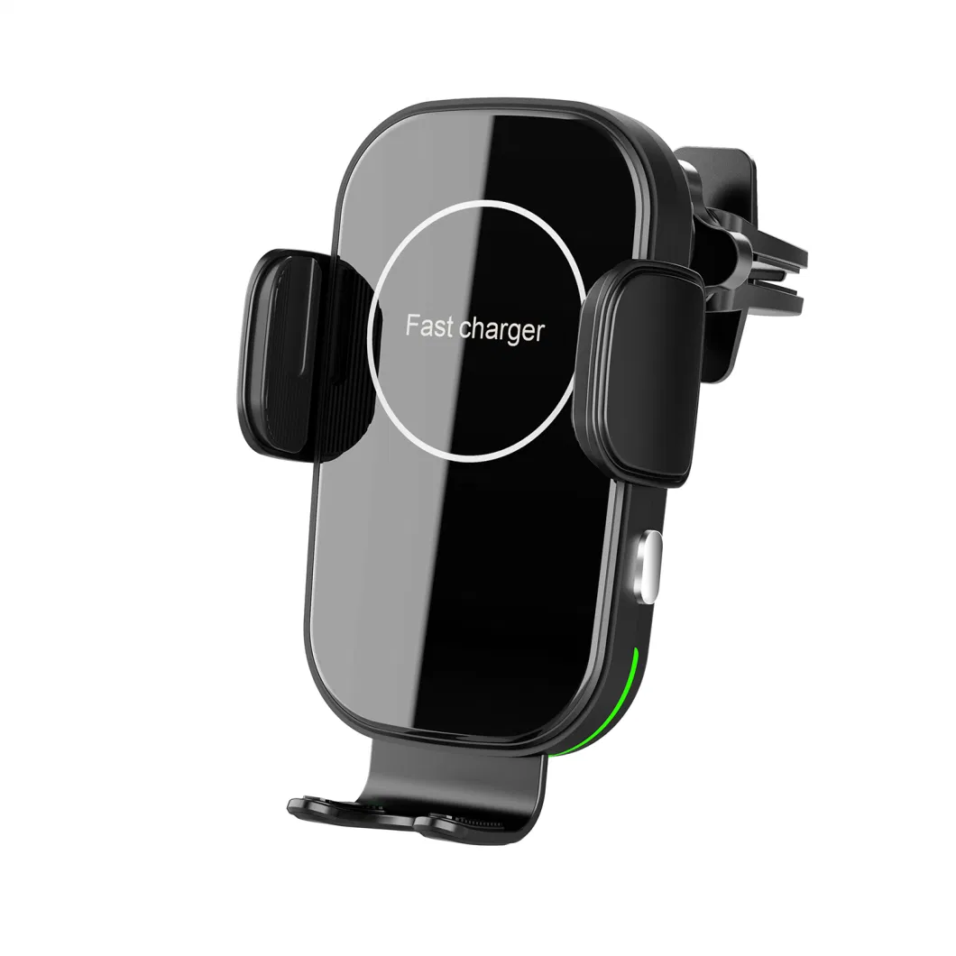 Cw16 Wireless Car Charger Mount 15W Fast Charging Suction Cup Mount Phone Holder Car Charger